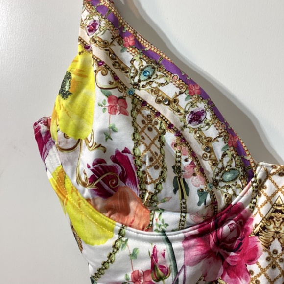 Camilla Floral One-Piece Swimsuit‎ Size 4 NWT - Picture 9 of 16